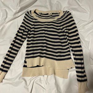 Roxy Navy and Cream Sweater